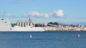 Michael Monsoor (DDG 1001) transits the San Diego Bay