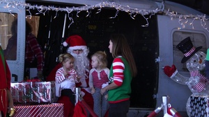 B-Roll: Santa Claus comes to town!