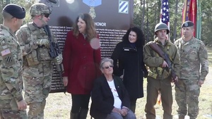 Dedication Ceremony for 1st Lt. Garlin "Murl" Conner