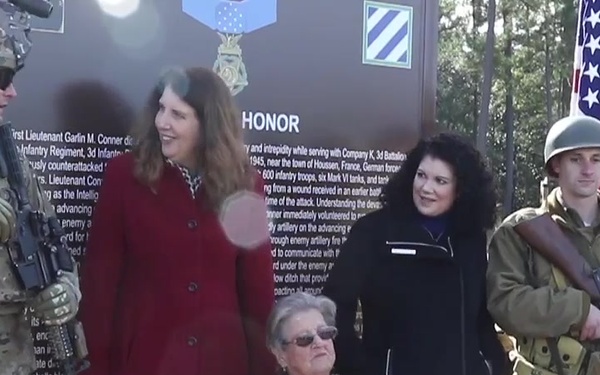 Dedication Ceremony for 1st Lt. Garlin "Murl" Conner
