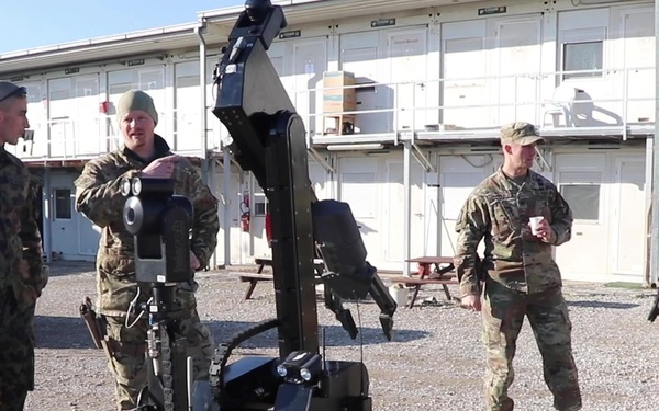 KFOR EOD Units Showcase Robots to Celebrate St. Barbara's Day