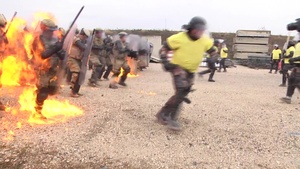20181208 Crow Riot Control Training - 1/89th Cavalry Regiment Alpine Troop with Hungarian Forces