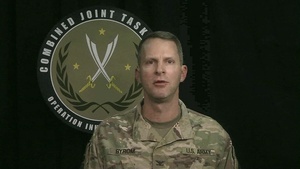 Army Official Briefs Press on Iraq Operations  