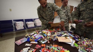 Treats 2 Troops Delivery to Airmen