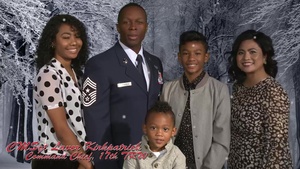 Holiday Greeting: Chief Master Sgt. Lavor Kirkpatrick