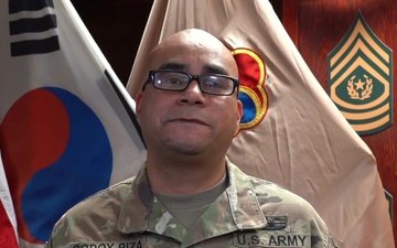 USAMSC-K Holiday Shoutout from SSG Godoy-Piza