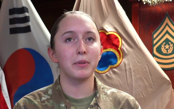 USAMSC-K Holiday Shoutout from PV2 Vandeusen