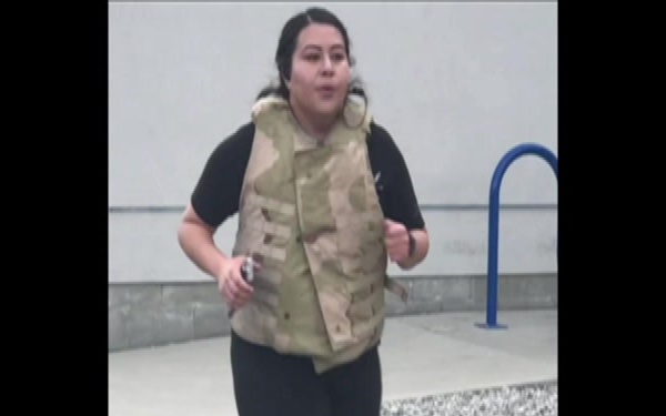 Wounded Warrior Workout in support of former Air Force Maj. Kat Portillo