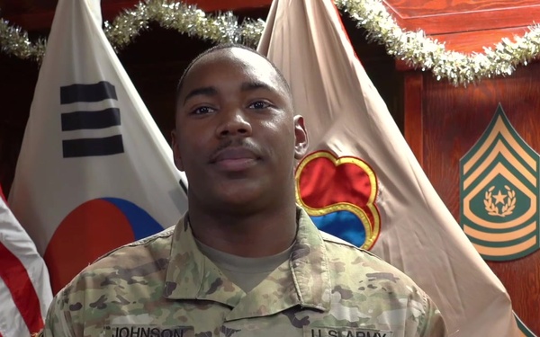 USAMSC-K Holiday Shoutout from SPC Johnson