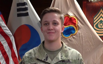 USAMSC-K Holiday Shoutout from PFC Bell