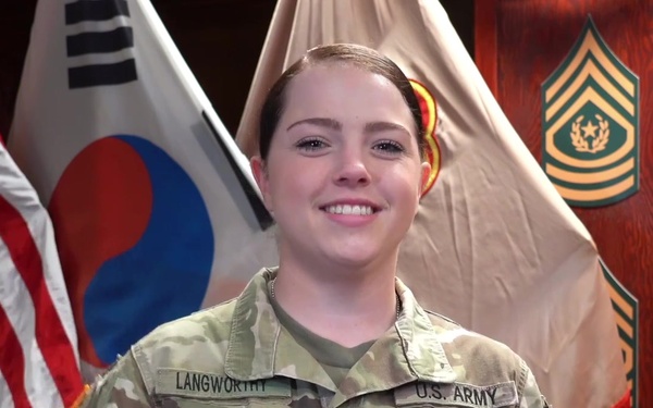 USAMSC-K Holiday Shoutout from PV2 Langworthy