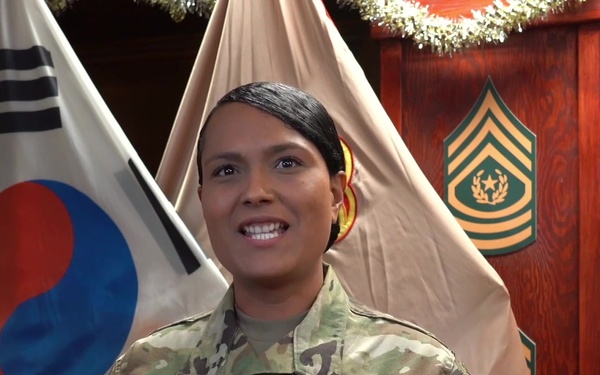 USAMSC-K Holiday Shoutout from SGT Sanchez
