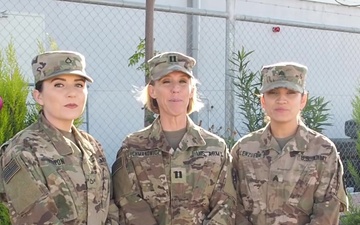 Soldiers from ASG-J sing for ARCENT holiday video