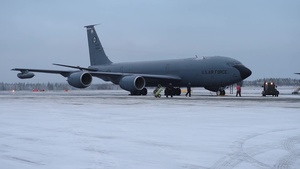 KC-135 on the flight line