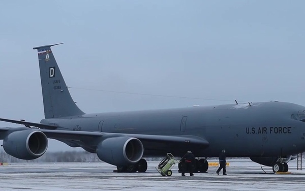 KC-135 on the flight line