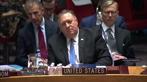 U.S. Secretary of State Michael R. Pompeo participates in a UN Security Council Meeting Part 2