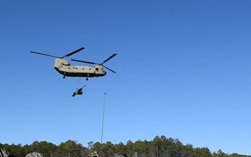 1-118th FA Conducts Sling Load Operations with 3rd ID CAB
