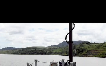 USS Michael Monsoor Transits the Panama Canal