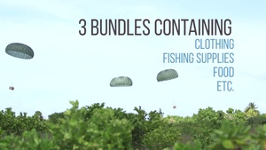 Operation Christmas Drop: A look from below