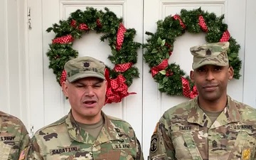 1st Medical Recruiting Battalion Command Group Holiday Greetings