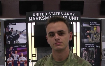 Private 1st Class Jared Desrosiers giving an Army Shout-out to Swansea, Massachusetts