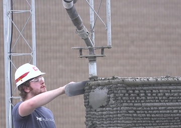 7th ESB Utilizes 3D Concrete Printer