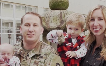 Cpt. Ben Hargis sends a holiday greeting to family and friends in Denver, CO from Camp Zama, Japan.