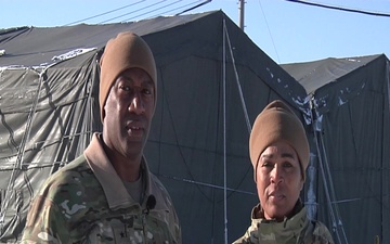 Brig. Gen. Moore and CSM Williams YS 75 Holiday Shout out