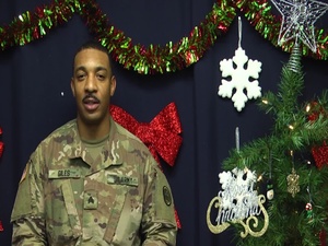 Sgt Dobias Giles Holiday Shout-Out