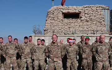 C Company, 1-158 Infantry Holiday Greeting from Afghanistan