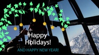 Festive Flight over Afghanistan