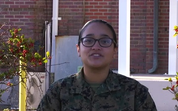 Lance Cpl. Yadeira N. Riverareyes Holiday Greetings