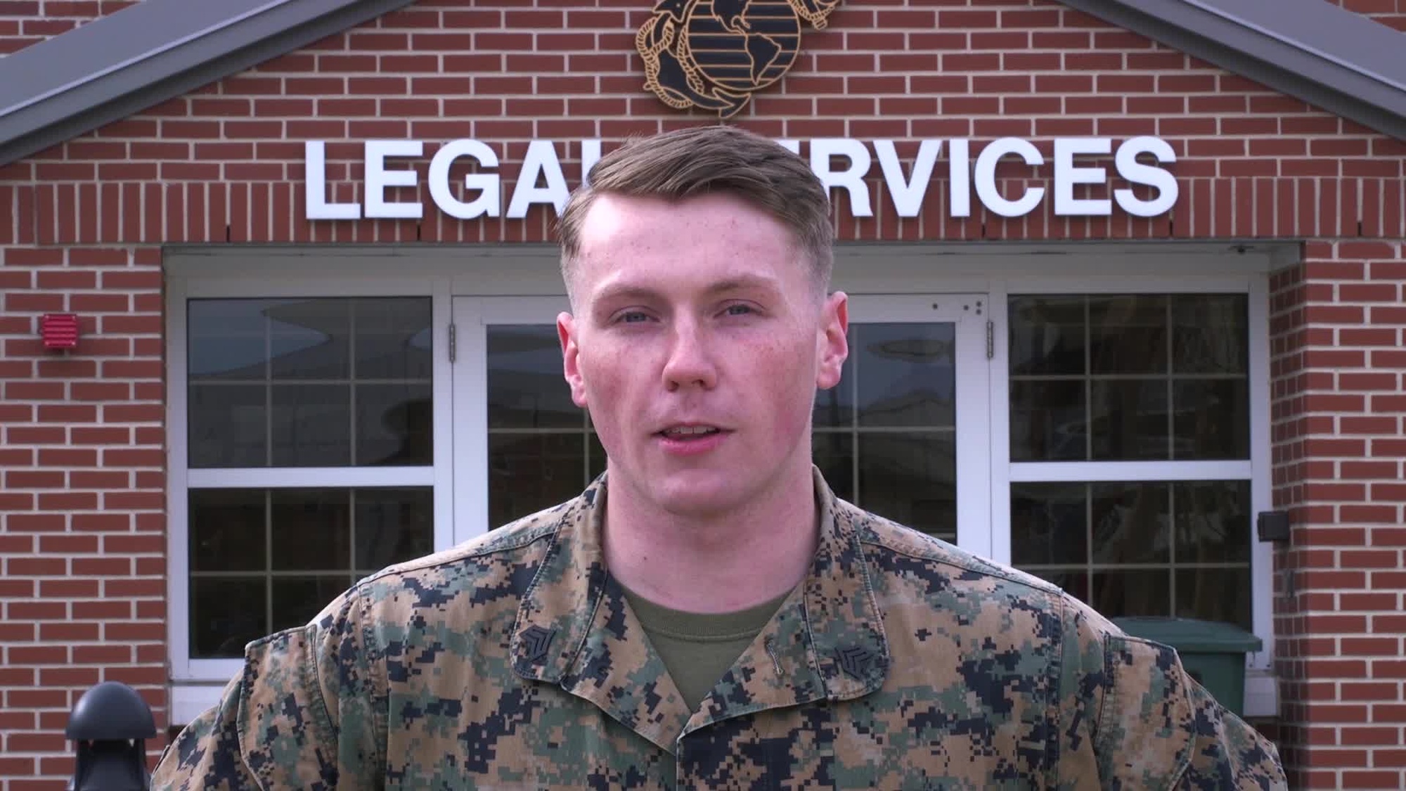 Sgt. Gavin C. Sheehan, a Marine stationed at Marine Corps Air Station, Cherry Point, N.C. Sends his friends and family in Boston, MA a happy holiday greetings.