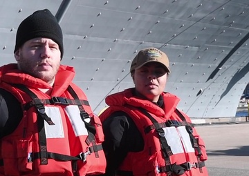 USS Arlington Departure