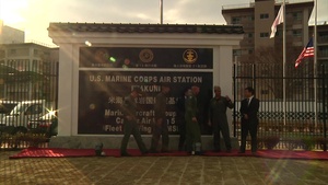 MCAS Iwakuni main gate grand re-opening (B-Roll)