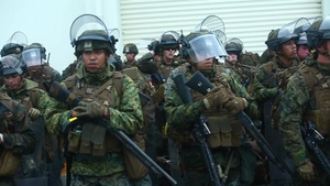 31st MEU Marines Conduct Embassy Reinforcement Training (B-Roll)