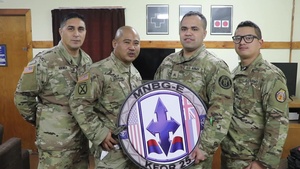 Sgt Bennette Mangrobang, Sgt Martin Makuaole, Sgt Geoffrey Gabayan, Staff Sgt Josiah Maika