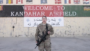 Airman from Portland, Maine Shoutout - Kandahar