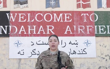 Airman from Portland, Maine Shoutout - Kandahar