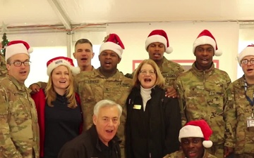 U.S. Soldiers, USO holiday shout out