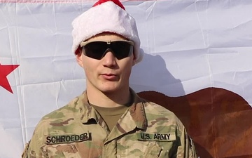 Pfc Payten Schroeder Holiday Shout-Out