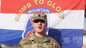 Spc Denver Condra Holiday Shout-Out
