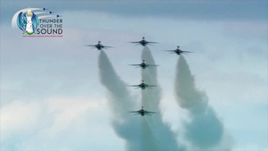 "Thunder over the sound" 2019 Keesler & Biloxi Air and Space Show announcement