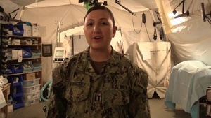 Lieutenant Myra Monarrez Holiday Greeting