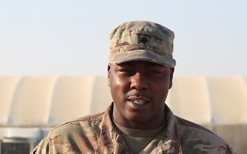 Spc. Cleveland Crosby Holiday Message