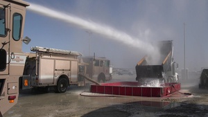 380th AEW Fire Department Tests New Water-Saving Method