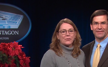 Secretary of the Army Mark Esper and Mrs. Leah Esper Holiday Greeting