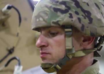 B-Roll only of: 401st AFSB conducts largest ever equipment issue from APS-5 to 155th ABCT