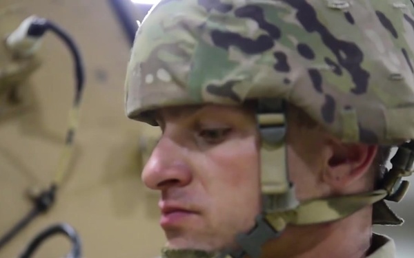 B-Roll only of: 401st AFSB conducts largest ever equipment issue from APS-5 to 155th ABCT