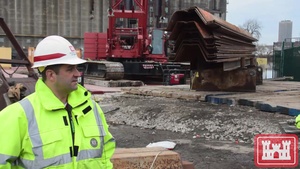 Buffalo District Buffalo District test load over 100 tons for Black Rock Lock repairs